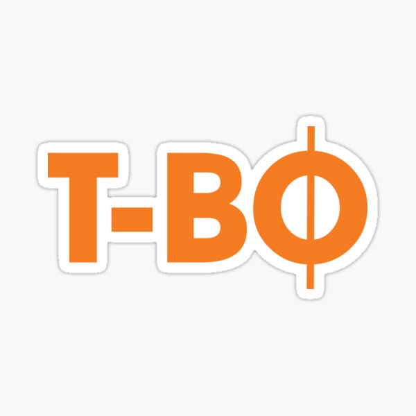 "T-BO" Sticker for Sale by wijeart | Redbubble