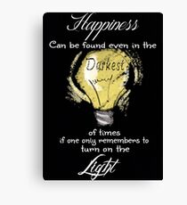 Dumbledore Quote Canvas Print