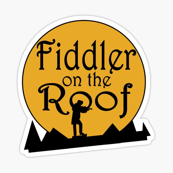 Item preview, Fiddler on the Roof musical logo designed and sold by Backstage by Leyzel.