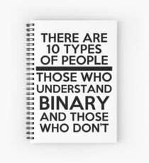 Binary Joke Spiral Notebook