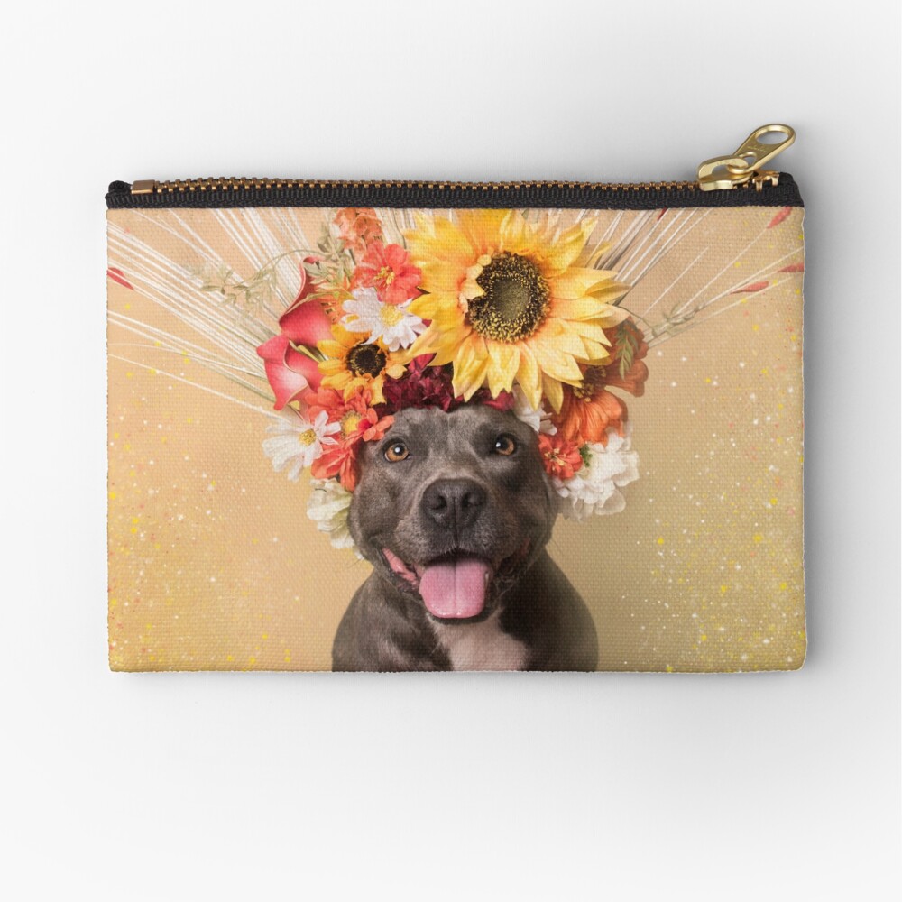 Flower Power, Holiday Zipper Pouch