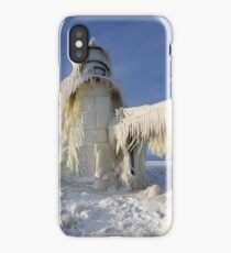 St. Joseph Lighthouse in Winter iPhone Case