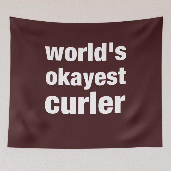 Item preview, World's Okayest Curler designed and sold by InspireZoneAN.