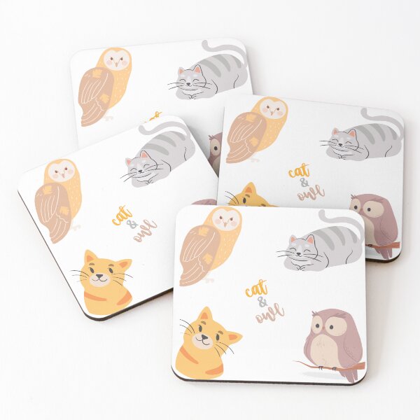 Item preview, A Cat And An Owl Pack designed and sold by karolaan.