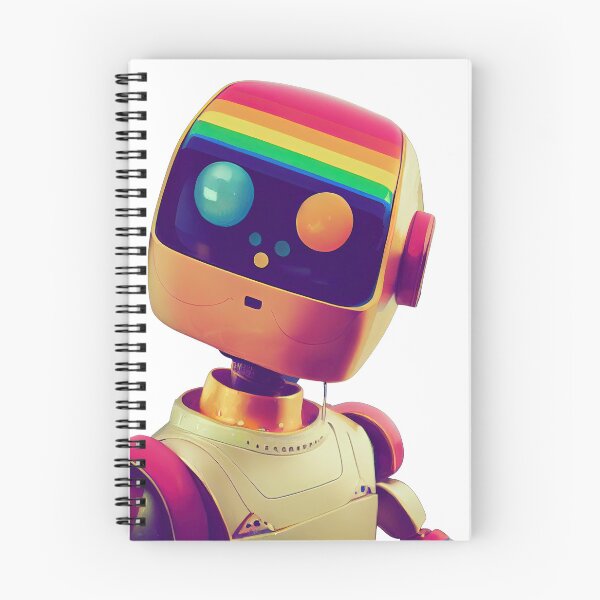 Item preview, Rainbow Bot No.3 designed and sold by badmojo426.