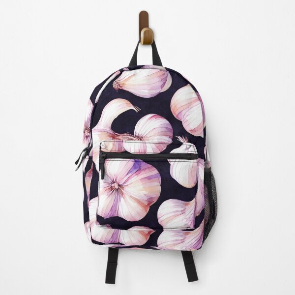 Item preview, Watercolor garlic bulbs seamless pattern designed and sold by patterncrow.