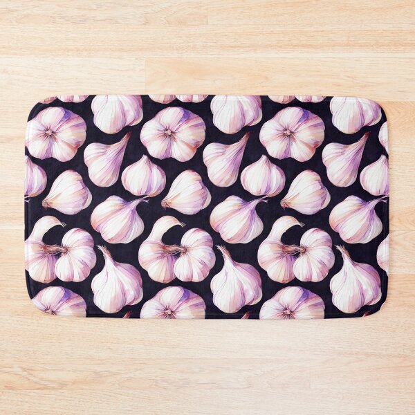Item preview, Watercolor garlic bulbs seamless pattern designed and sold by patterncrow.