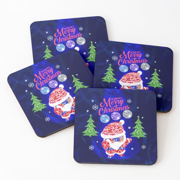 Item preview, Sequin Santa Claus Dabbing Through The Snow, Christmas 2023 designed and sold by I Am Cuta.