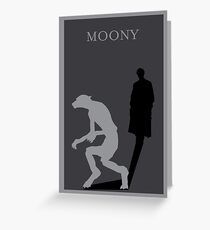 Moony Greeting Card