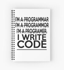Programmer Joke Spiral Notebook