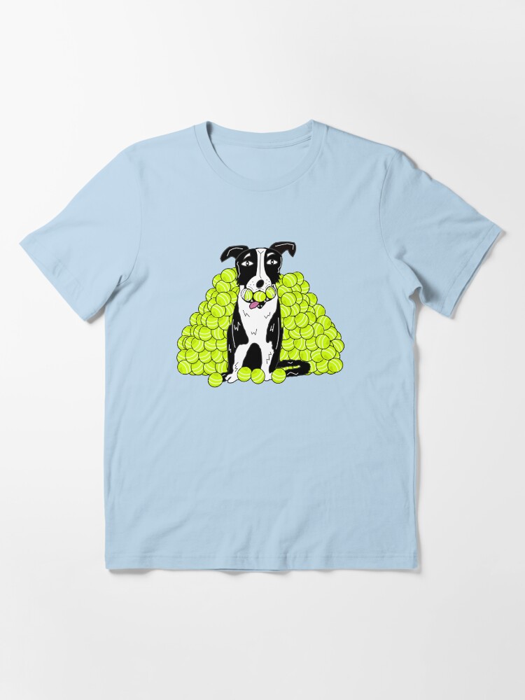 Border Collie Obsessed with Tennis Balls Essential T Shirt for Sale by DPSCreations Redbubble