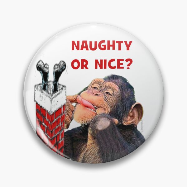 Item preview, Naughty or Nice Monkey designed and sold by kristalcurt.