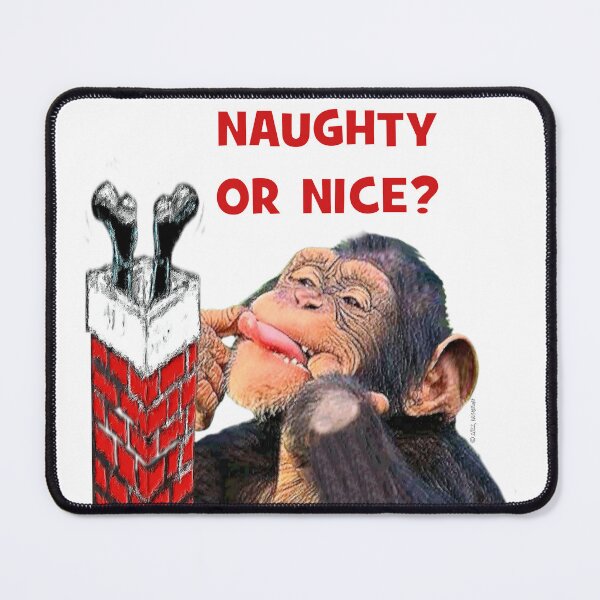 Item preview, Naughty or Nice Monkey designed and sold by kristalcurt.