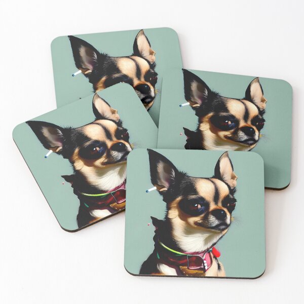 Item preview, Chihuahua colorful art painting dog #14 designed and sold by supeart.