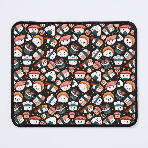 Item preview, Kawaii Cartoon Sushi Pattern designed and sold by MakeitMelo.
