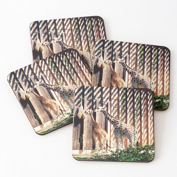 Item preview, three giraffes in their pens designed and sold by AHELENE.
