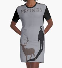 Prongs Graphic T-Shirt Dress