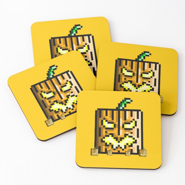 Item preview, Pumpkin halloween block pixel designed and sold by Sweet Bee's.