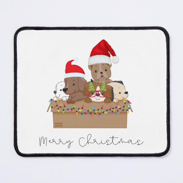 Item preview, Merry Christmas Cute Dogs designed and sold by ashdenent.