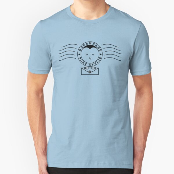 Cute Hogsmeade Post Office Delivery Stamp Slim Fit T-Shirt