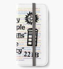 Meine "People Skills" sind "Rusty" V2 iPhone Flip-Case/Hülle/Skin