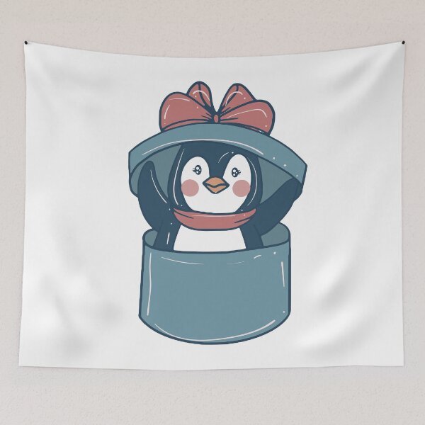 Item preview, Cute Penguin Present designed and sold by VintagePathway.