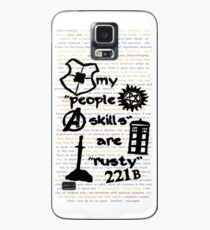Meine "People Skills" sind "Rostig" Hülle & Klebefolie für Samsung Galaxy