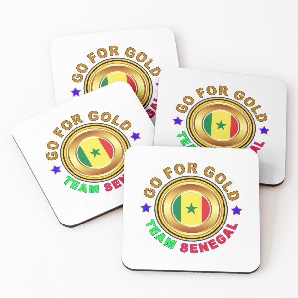 Item preview, GO FOR GOLD TEAM SENEGAL | World cup Design designed and sold by TeeEmpire.