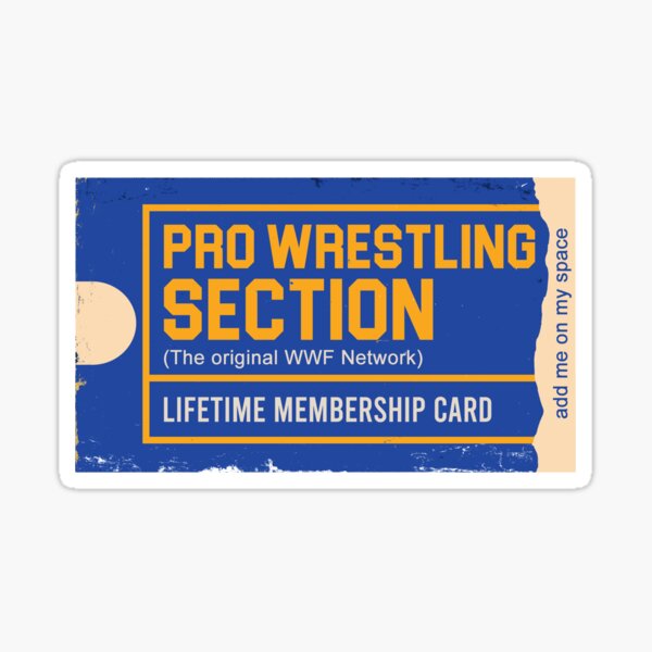 Item preview, 90s Pro Wrestling - Blockbuster Lifetime Membership Card - 80s Wrastlin designed and sold by kayfabebroken.