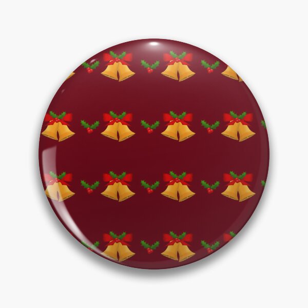 Item preview, Christmas Holly Bells Pattern designed and sold by galaxydaydreams.