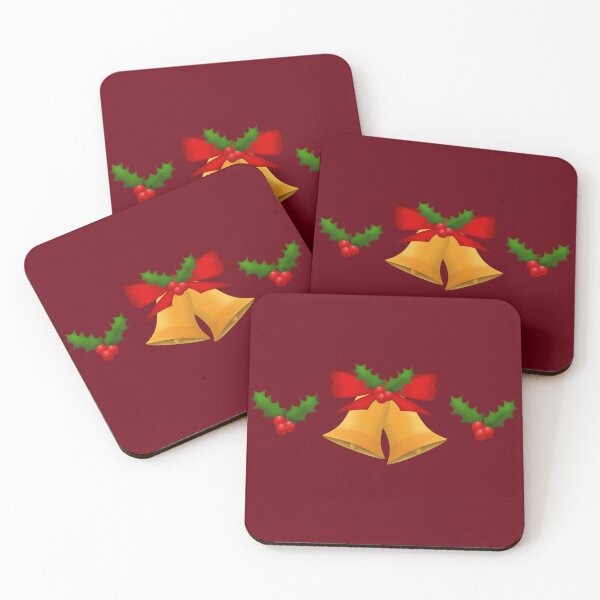 Item preview, Christmas Holly Bells Pattern designed and sold by galaxydaydreams.