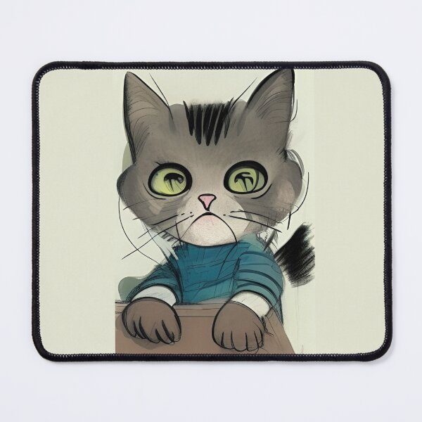 Item preview, sad cat in grunge designed and sold by shirtkosa.