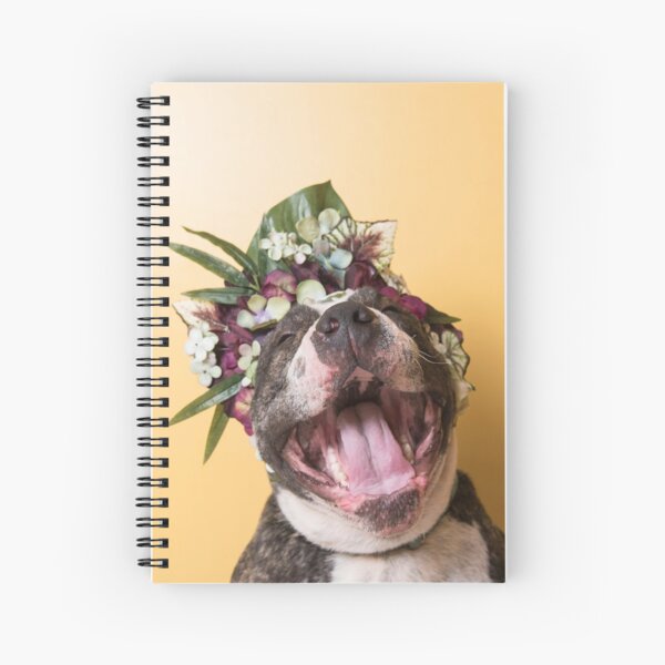Flower Power, Luther laughing Spiral Notebook