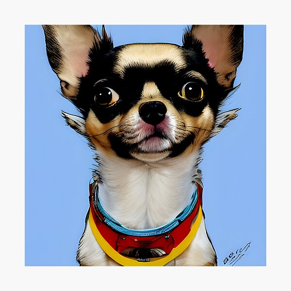 Item preview, Chihuahua colorful art painting dog #15 designed and sold by supeart.