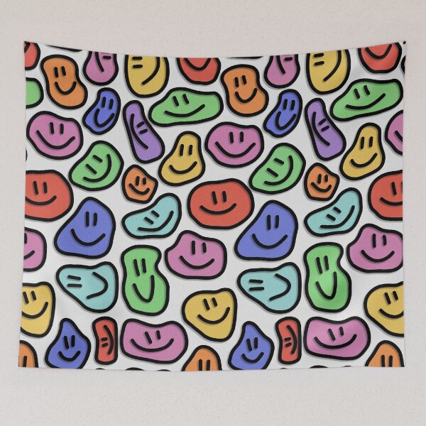 Item preview, Colorful Distorted Smiley Faces designed and sold by Ayoub14.