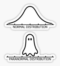 Normal Distribution Paranormal Distribution Sticker