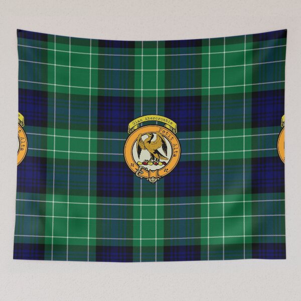 Item preview, Abercrombie Scottish Tartan and Crest designed and sold by BagTown Clans.