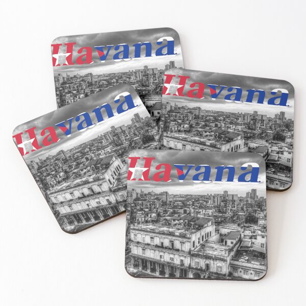 Item preview, Havana Rooftops, Cuba And Cuban Flag designed and sold by Paul Thompson Photography.