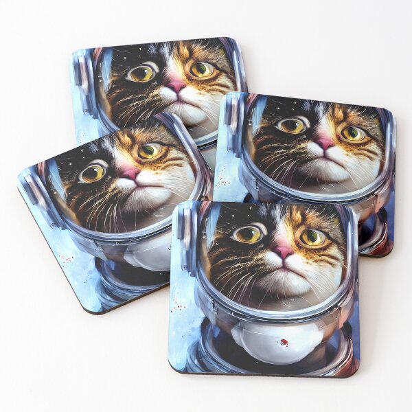 Item preview, cat astronaut painting #8 designed and sold by supeart.