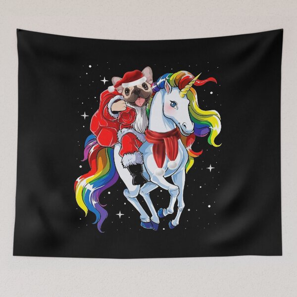 Item preview, French bulldog santa unicorn designed and sold by ferraudionne.