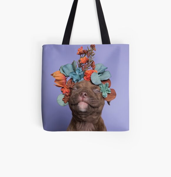 SweetPea, Flower Power All Over Print Tote Bag
