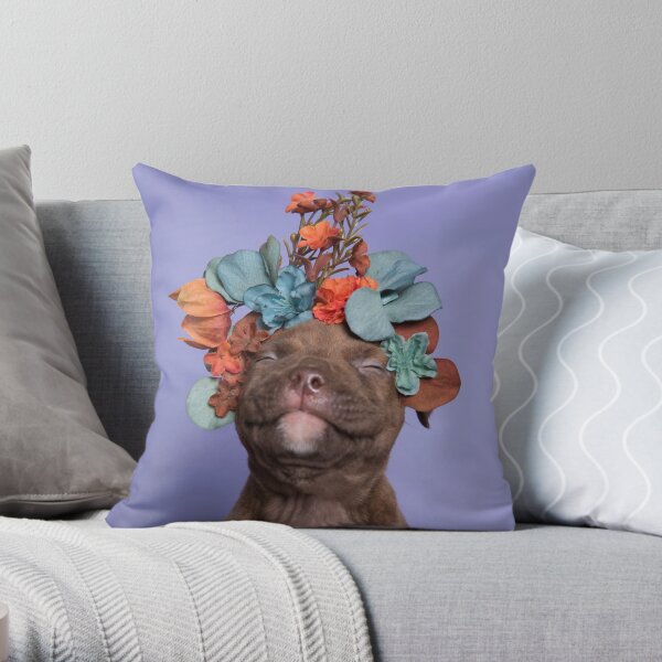 SweetPea, Flower Power Throw Pillow
