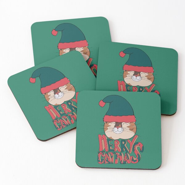 Item preview, Merry Catmas 2 designed and sold by Swadeillustrations.
