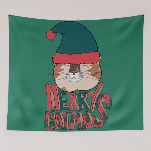 Item preview, Merry Catmas 2 designed and sold by Swadeillustrations.