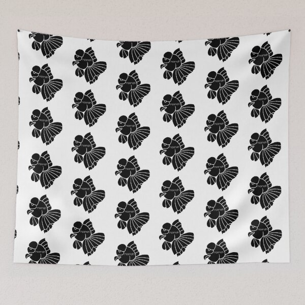 Item preview, Black Oranda Goldfish Logo 102122 designed and sold by Nosnah.