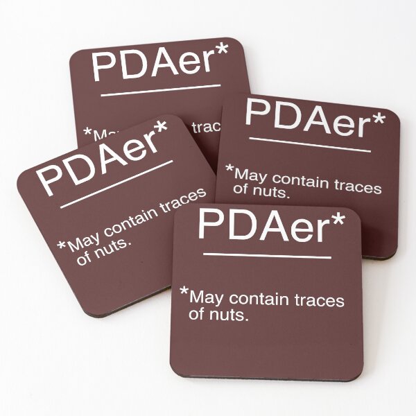 Item preview, PDAer - May Contain Traces of Nuts designed and sold by awley.