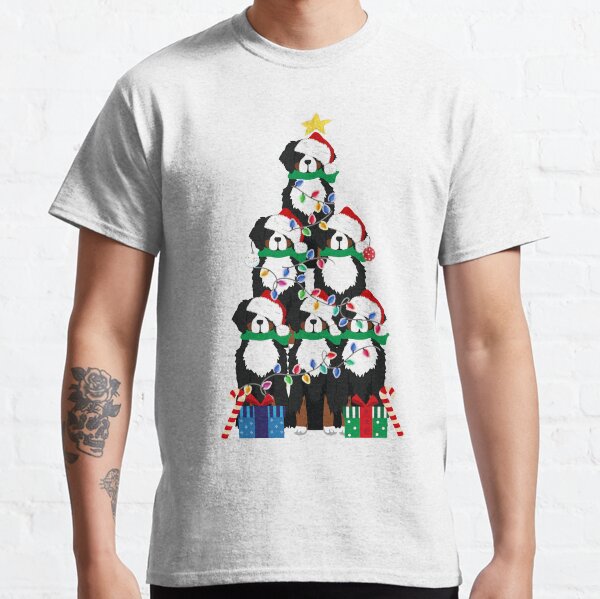 Aperçu de l'œuvre Sapin de Noël pour chiot Bernois Mt Dog créée et vendue par emrdesigns.