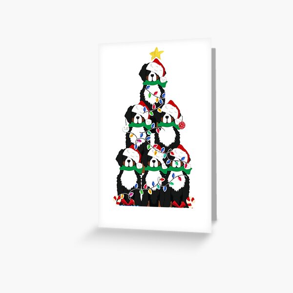 Aperçu de l'œuvre Sapin de Noël pour chiot Bernois Mt Dog créée et vendue par emrdesigns.