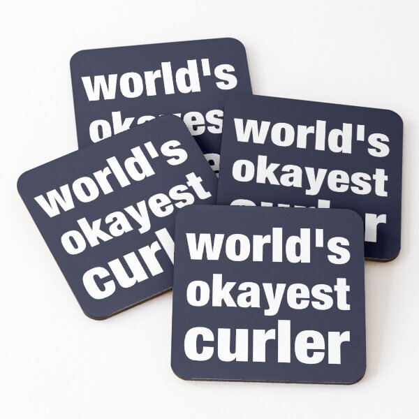 Item preview, World's Okayest Curler designed and sold by InspireZoneAN.