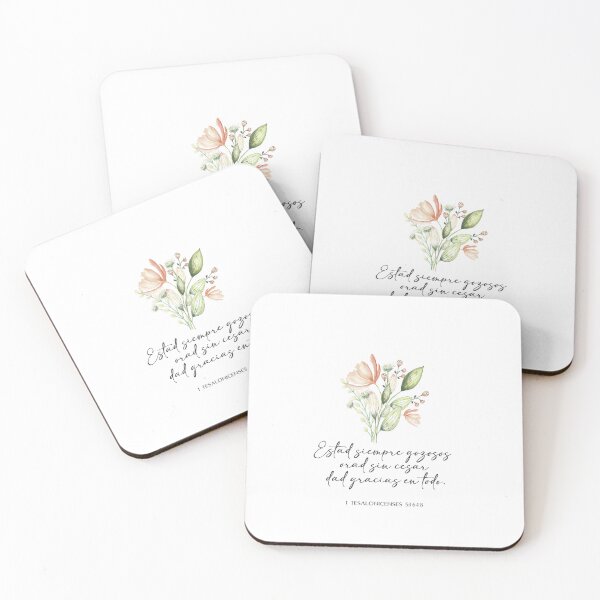 Item preview, 1 Tesalonicenses 5:16-18 Spanish Bible Verse designed and sold by latiendadearyam.